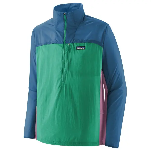 Patagonia - Houdini Stash 1/2 Zip P/O - Windjacke Gr XS blau
