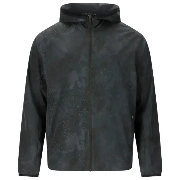 ENDURANCE - Braylen AOP Jacket - Laufjacke Gr M schwarz/grau