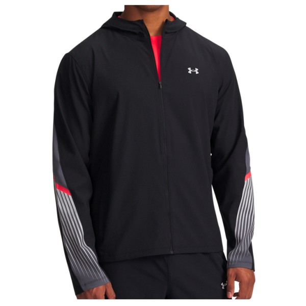 Under Armour - Velociti Storm Hooded Jacket - Laufjacke Gr XXL schwarz