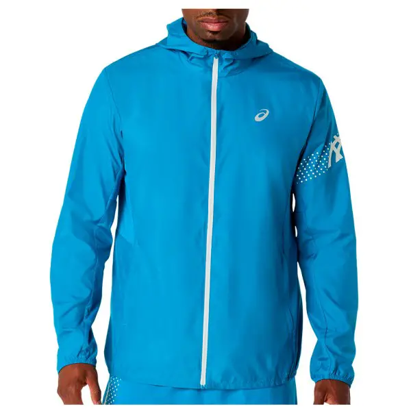 Asics - Icon Jacket - Laufjacke Gr L blau