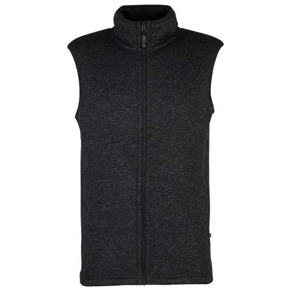 Heber Peak - CrownHe. Knit Vest - Fleeceweste Gr M schwarz