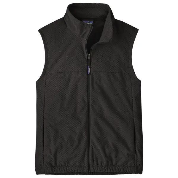 Patagonia - Textured Fleece Vest - Fleeceweste Gr XS schwarz