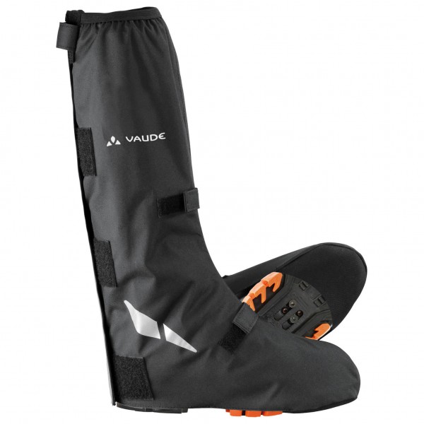 Vaude - Bike Gaiter long - Überschuhe Gr 44-46 schwarz/grau
