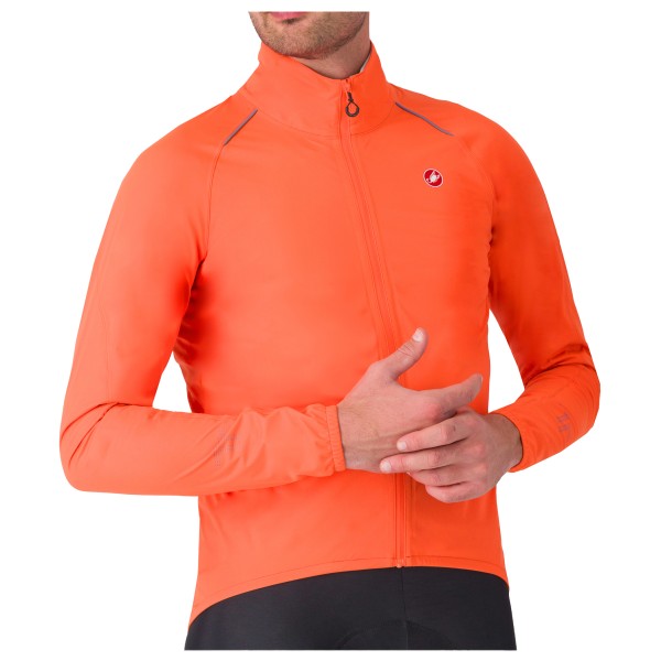 Castelli - Emergency 3 Rain Jacket - Fahrradjacke Gr S rot