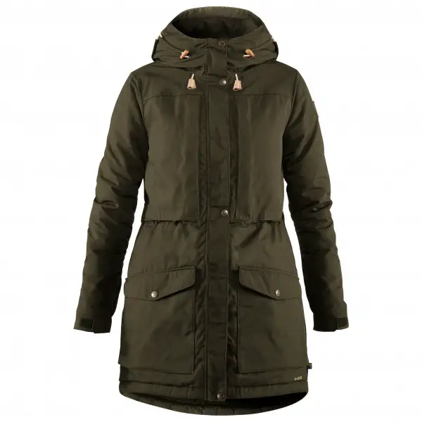 Fjällräven - Women's Singi Wool Padded Parka - Mantel Gr XS oliv