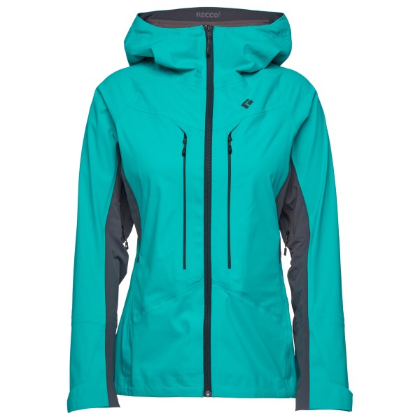 Black Diamond - Women's Dawn Patrol Hybrid Shell - Regenjacke Gr XS türkis