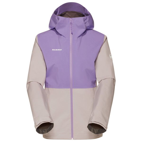 Mammut - Women's Linard Light Hardshell Hooded Jacket - Regenjacke Gr L lila/grau
