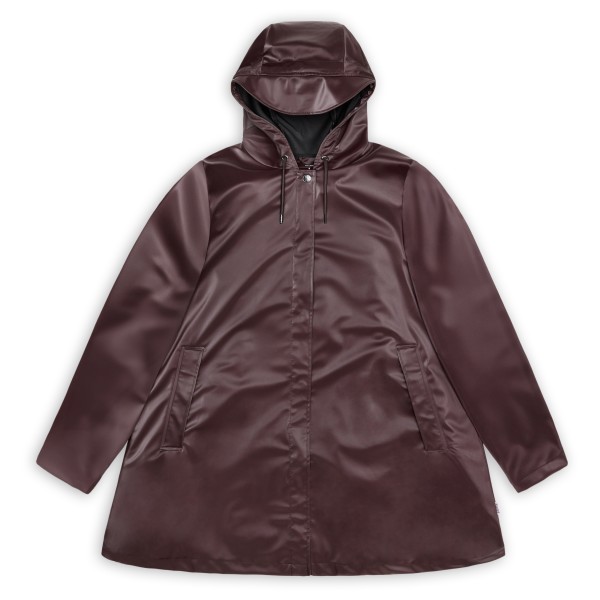 Rains - Women's A-Line W Jacket W3 - Regenjacke Gr XS braun
