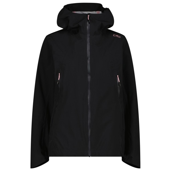 CMP - Women's Jacket Fix Hood 2 Layer - Regenjacke Gr 44 schwarz