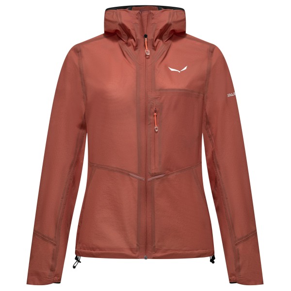 Salewa - Women's Pedroc 2 PTX 2.5 Light Jacket - Regenjacke Gr 34 rot/braun