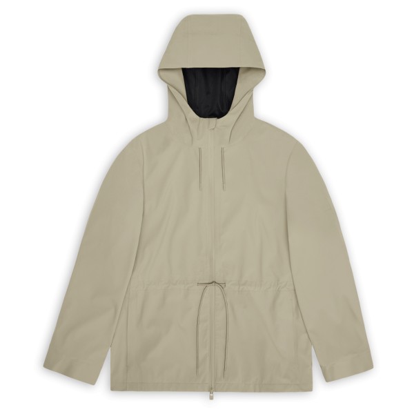 Rains - Women's Suva Hardshell String Jacket W3 - Regenjacke Gr XS beige/grau