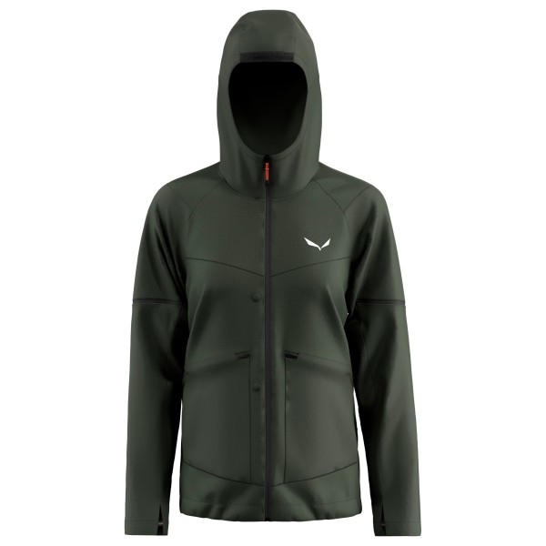 Salewa - Women's Puez Hemp/DST 2/1 Hybrid Jacket - Freizeitjacke Gr 34 oliv