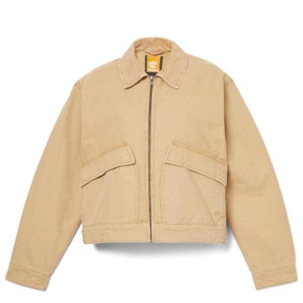 Timberland - Women's Strafford Washed Canvas Jacket - Freizeitjacke Gr L beige