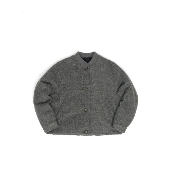 Mazine - Women's Vegan Wool Bomber - Freizeitjacke Gr S grau