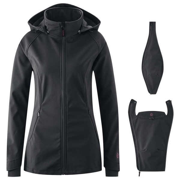 Mamalila - Women's Softshell-Tragejacke Allrounder Fit - Softshelljacke Gr XXL schwarz
