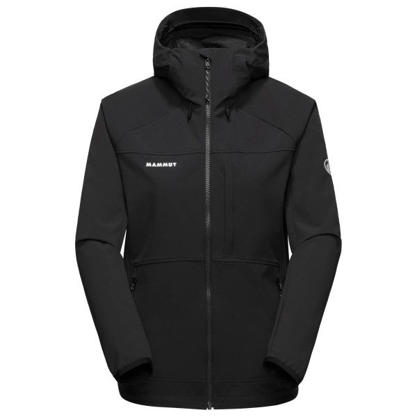Mammut - Women's Ultimate Comfort Softshell Hooded Jacket - Softshelljacke Gr S schwarz