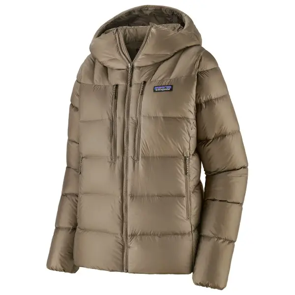 Patagonia - Women's Fitz Roy Down Hoody - Daunenjacke Gr XS braun/beige