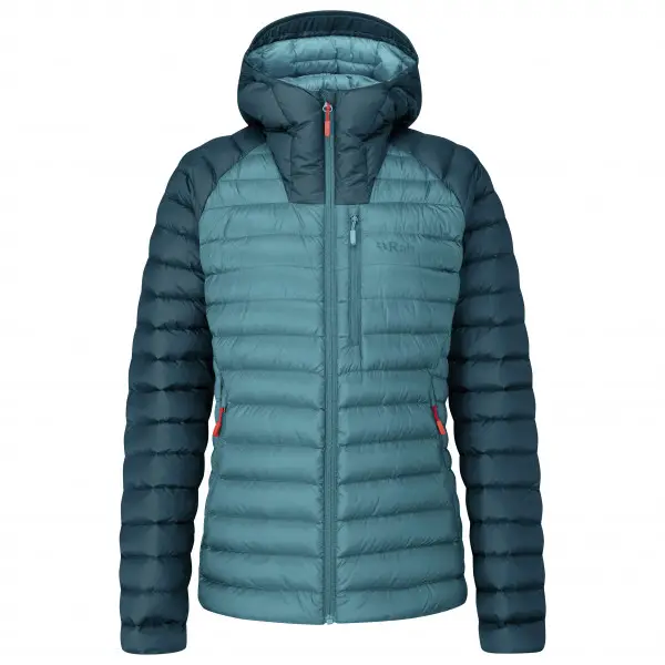 Rab - Women's Microlight Alpine Jacket - Daunenjacke Gr 40 türkis/blau