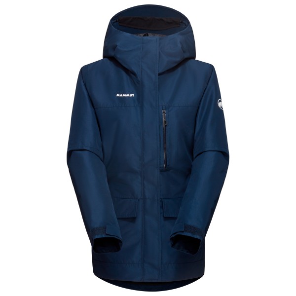 Mammut - Women's Fall Line Hardshell Thermo Hooded Jacket - Skijacke Gr L blau