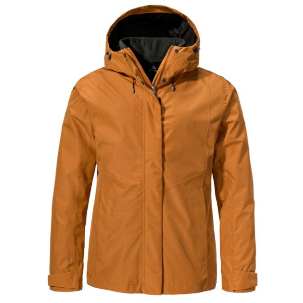 Schöffel - Women's 3In1 Jacket Okere - Doppeljacke Gr 34 - Regular orange/braun