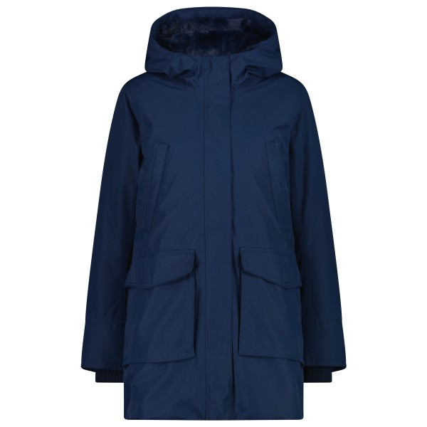 CMP - Women's Parka Fix Hood 35K3556 - Parka Gr 38 blau