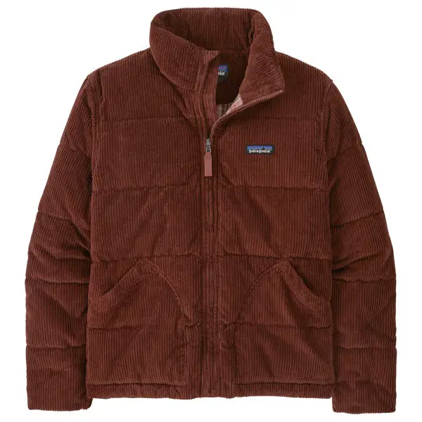 Patagonia - Women's Cord Fjord Jacket - Daunenjacke Gr XL braun/rot