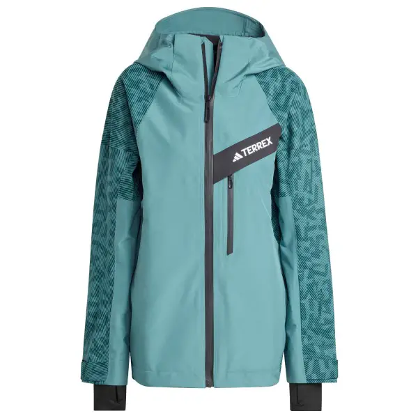 adidas Terrex - Women's Terrex Techrock Hybrid Primeknit CP+ - Skijacke Gr M türkis