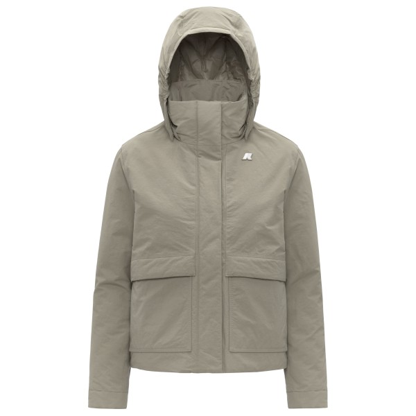 K-Way - Women's Kali Warm Cotton Nylon - Winterjacke Gr XXL grau/beige