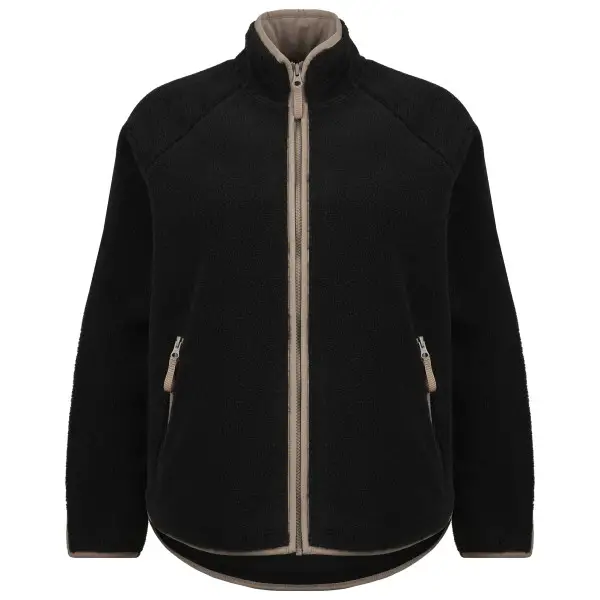 Stoic - Women's MerinoHighPile357 VallsboSt. Jacket - Fleecejacke Gr XXL schwarz