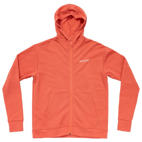 Devold - Women's Everyday Zip Hoodie - Merinojacke Gr XS rot