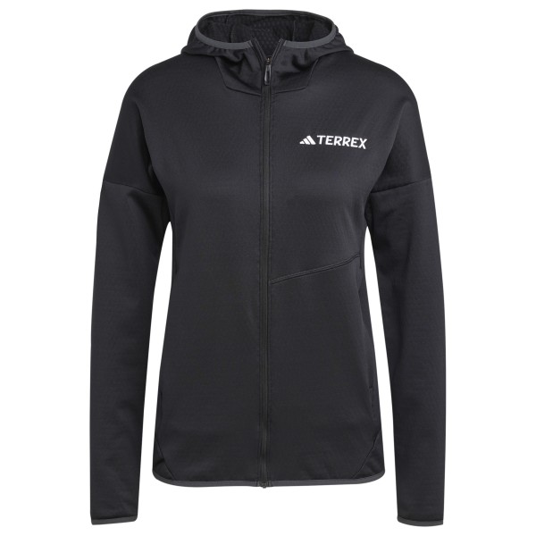 adidas Terrex - Women's Xploric Light Fleece Hooded Jacket - Fleecejacke Gr XS schwarz/grau