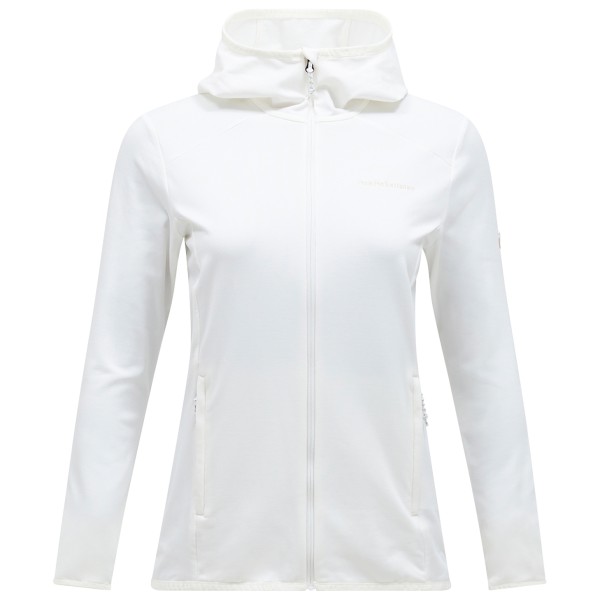Peak Performance - Women's Light Zip Hood - Fleecejacke Gr XS weiß