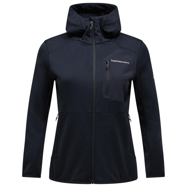 Peak Performance - Women's Utility Light Zip Hood - Fleecejacke Gr XS schwarz