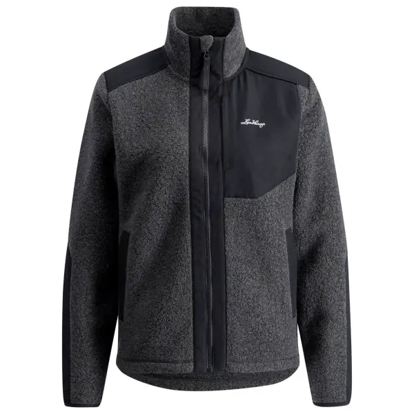 Lundhags - Women's Saruk Wool Pile Mid Full Zip - Fleecejacke Gr XS schwarz/grau