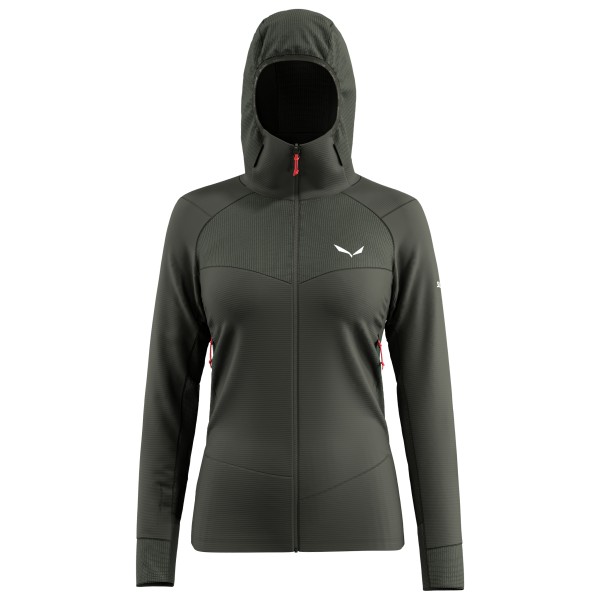 Salewa - Women's Agner PL Hood Jacket - Fleecejacke Gr 36 grau
