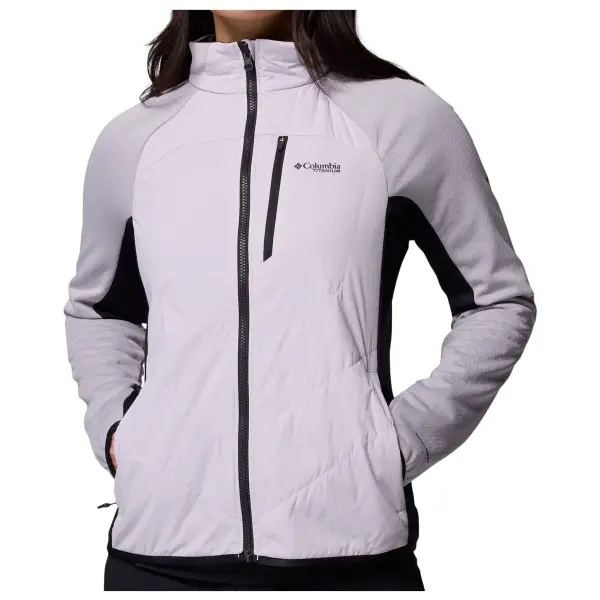 Columbia - Women's Arctic Crest Hybrid Full Zip - Fleecejacke Gr XS lila