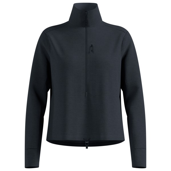 Odlo - Women's Mid Layer 1/2 Zip Grid Fleece - Fleecejacke Gr XXS schwarz/blau