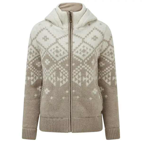 Sherpa - Women's Kirtipur Sweater - Zip-Hoodie Gr XS beige
