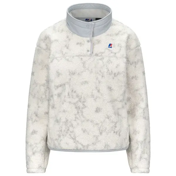 K-Way - Women's Benedicte Orsetto Print - Fleecejacke Gr XXL grau/weiß