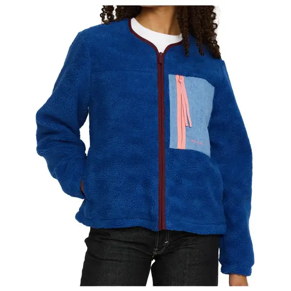 Selfhood - Women's Pocket Teddy - Fleecejacke Gr S blau