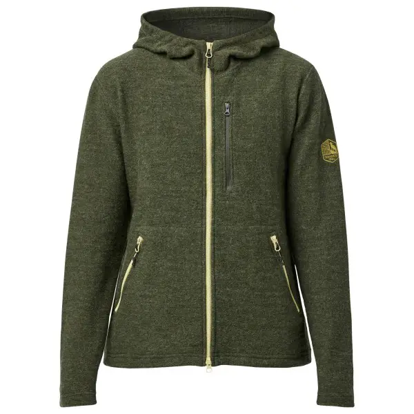Ivanhoe of Sweden - Women's Tara Hood - Wolljacke Gr 36 oliv