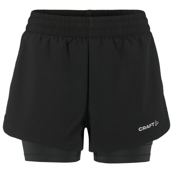 Craft - Women's Adv Essence 2-in-1 Shorts 2 - Laufshorts Gr S schwarz