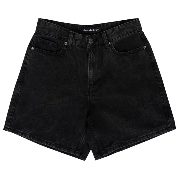 Quiksilver - Women's Mom Denim Short - Shorts Gr 27 schwarz