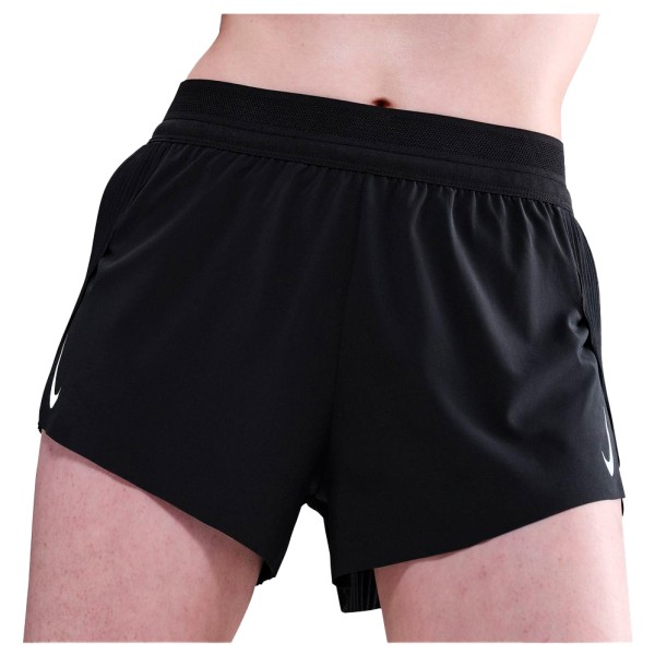 Nike - Women's AeroSwift Dri-FIT ADV Mid-Rise 3'' - Laufshorts Gr XS schwarz
