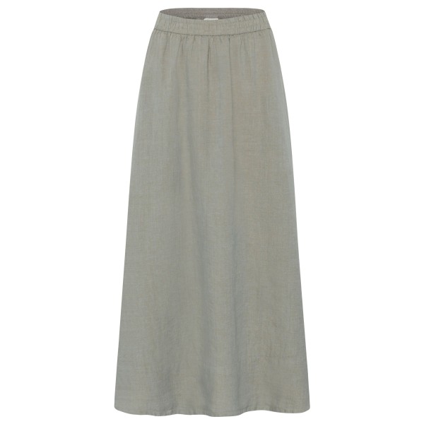 KnowledgeCotton Apparel - Women's Organic Linen Skirt - Rock Gr S grau