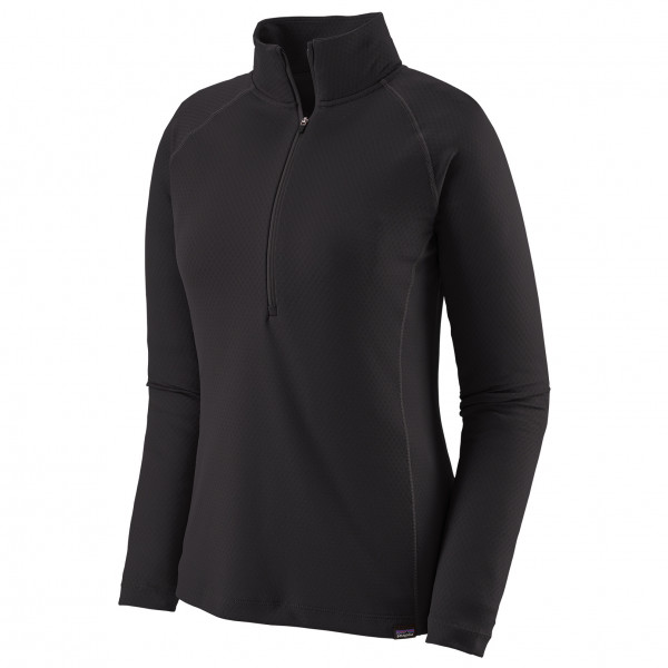 Patagonia - Women's Cap Midweight Zip Neck - Kunstfaserunterwäsche Gr XS schwarz