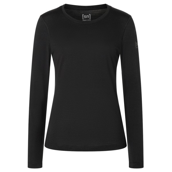 super.natural - Women's Arctic 230 L/S - Merinolongsleeve Gr XXL schwarz