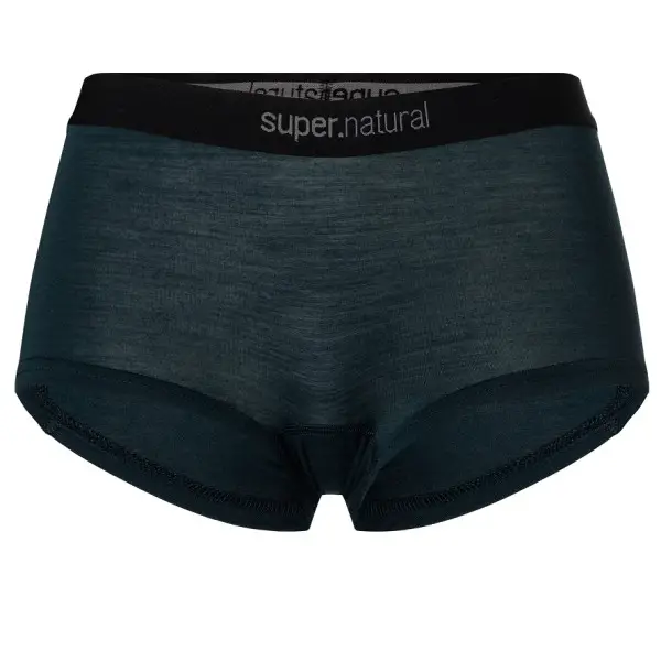 super.natural - Women's Tundra 175 Boyfriend Hipster - Unterhose Gr XS schwarz/blau