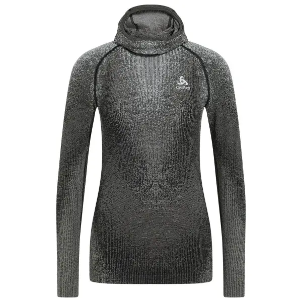 Odlo - Women's Performance Warm Blackcomb Bl Facemask L/S - Kunstfaserunterwäsche Gr XL grau