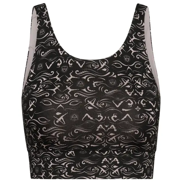 Hey Honey - Women's Bustier Samadhi - Sport-BH Gr XS schwarz/grau